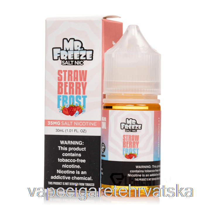 Vape Hrvatska Strawberry Frost - Mr Freeze Salts - 30ml 35mg